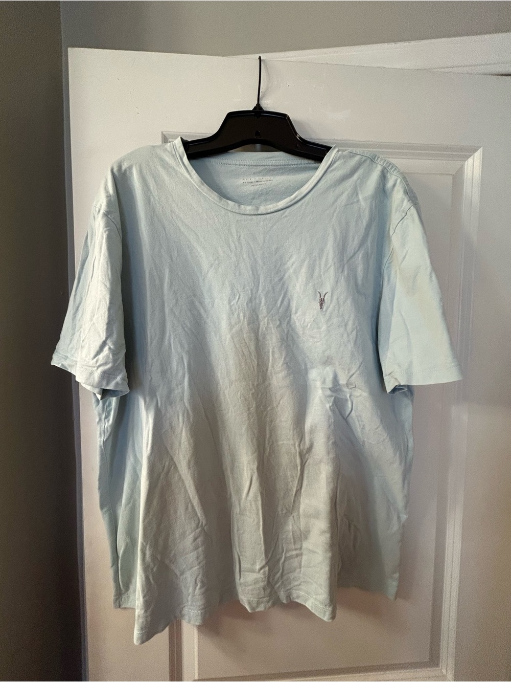 All Satins - Light Blue Men's Short-Sleeve Crewneck T-Shirt